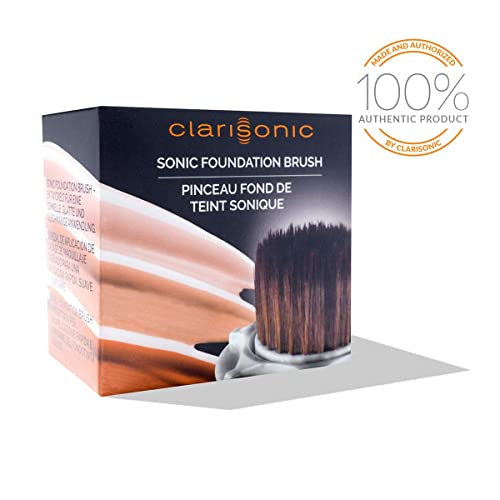 Clarisonic Sonic Foundation Makeup Brush compatível com MIA 1, MIA 2, MIA Fit, Alpha Fit, Smart Profil