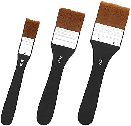 Conjunto de pincel de tinta profissional Cheeryal, 3 PCs Artista Brush -pinting Pinco de pintura de pintura de ferramenta para acrílico