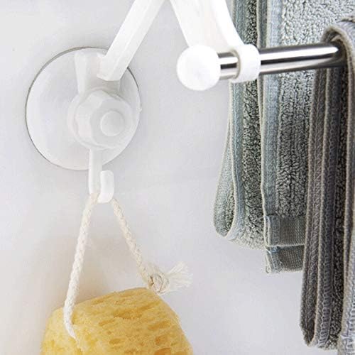 Xjjzs a vácuo Copo da toalha de toalha, removeível do chuveiro haste de banho de chuveiro adesivo de toalha de toalha de sucção