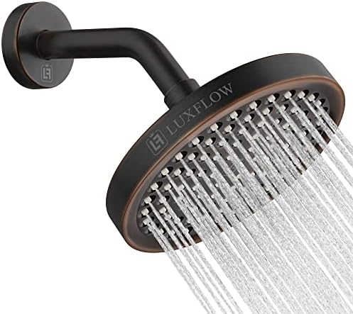 LuxFlow® Shower Head & Shower Brand-Chuveiro Cabeça de chuveiro de alta pressão-Look de luxo moderno-instalação fácil de 3 minutos-ajuste