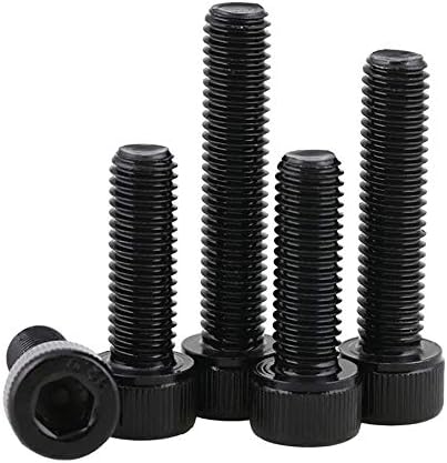 Parafuso 1/2/5pcs DIN912 12,9 Aço carbono Copo da cabeça hexagonal parafusos de rosca reversa M5 m6 m8-m12 Parafuso de