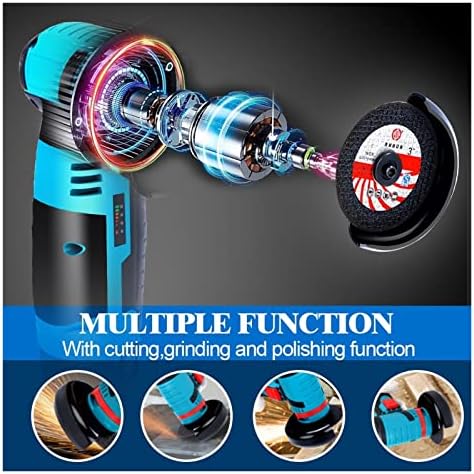 Dunbe 12V 500W Mini -Grinder Power Tool 19500 Rpm Retinging Cuttel Metal Metal Wood Brushlessless Cutter com bateria de lítio