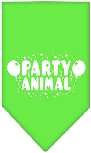 Mirage Pet Products Party Animal Print Bandana para animais de estimação, pequeno, roxo
