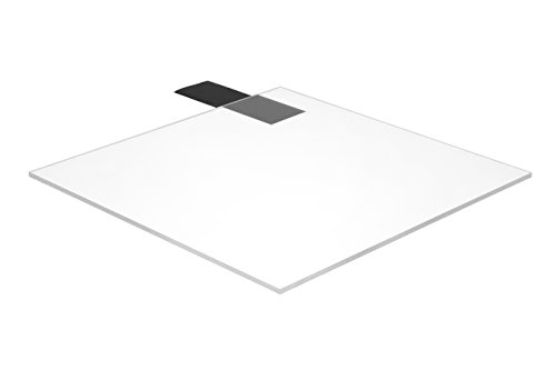 Falken Design CL1-0/2424 Folha de acrílico transparente, 24 x 24, 1 espessura