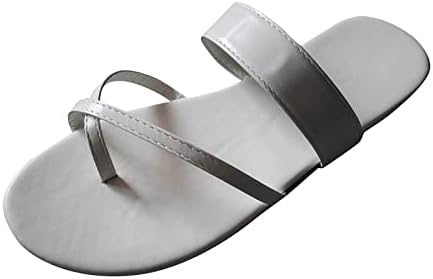 Flipers de viagem de BEIOSELIE para mulheres deslizamentos confortáveis ​​em chinelos de plataforma Roman Tamanho grande de sapatos ao ar livre casual