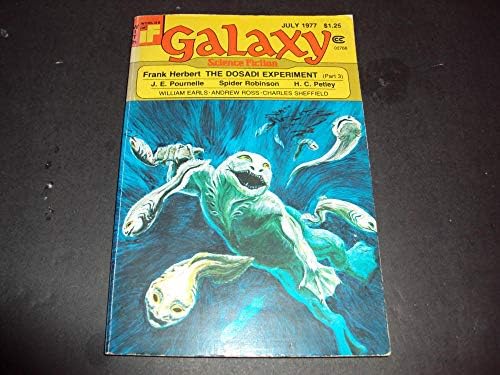 Galaxy julho de 1977 Pournelle, Petley, Spider Robinson