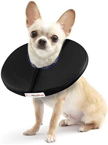 Myabyron Soft Comfy Comfy Dog Recuperação Cone Gollar Após a cirurgia Proteção Proteção leve de alta resiliência esponja à prova d'água