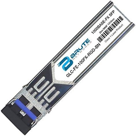 Brute Networks GLC-FE-100FX-RGD-BN-100BASE-FX 2KM 1310NM SFP Transceptor SFP