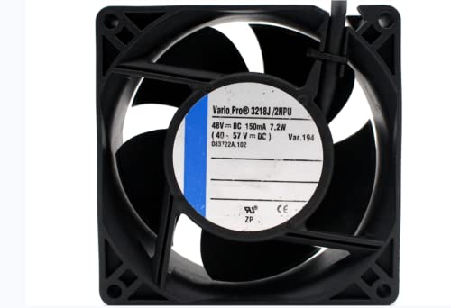 Para 3218J/2NPU 48V 150MA 7,2W 92x92x38mm Fan de resfriamento de 4 fios