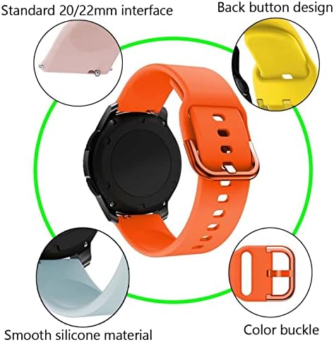 Acessórios de pulseira de bandkit WatchBand 22mm para Xiaomi Haylou solar LS05 Smart Watch Soft Silicone Substitui
