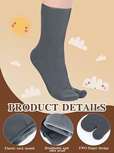 4 pares de meias de chinelos de dedão do dedo do pé