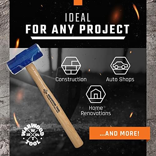 Warwood Tool 4 lb. Small Sledge Hammer - Ferramentas para Melhoria da Casa - Ferramentas e Melhoria da Casa - Feito nos EUA