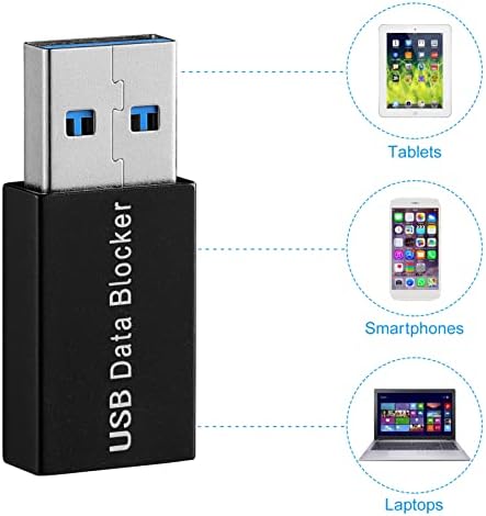 Solustre USB Chargers USB Chargers USB Bloqueador de dados, dados de dados de dados indesejados, carregamento seguro,