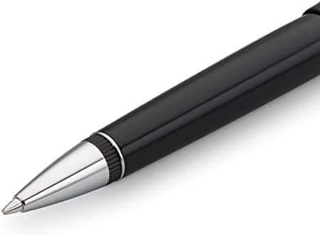 Kaweco Dia2 Ball Pen Chrome I Pen de esfera retrátil com recargas D1 padrão em uma caixa de lata I Resina Ball Pen 14 cm