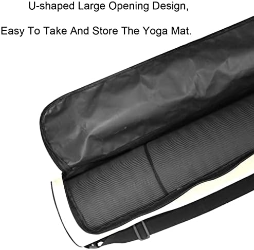 Handstan Exercício Yoga Mat Bags Full-Zip Yoga Carry Bag para homens, Exercício portador de tapete de ioga com cinta