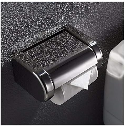 ZhengGuifang Durável Caixa de papel higiênico Durável Caixa de lombo polido Cromo Polido Aço inoxidável Montagem de parede Montada de banheiro Rolo de papel de papel de papel