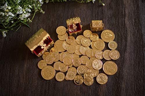 NHE 24K Gold Bated Wedding Unity Coins com vitrine decorativa, caixa de tesouro e prato de prata, lembranças clássicas