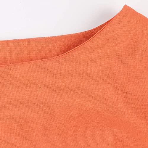 Pontas de calças para o outono feminino linho de verão de duas peças de duas peças de calças básicas conjuntos yw yw