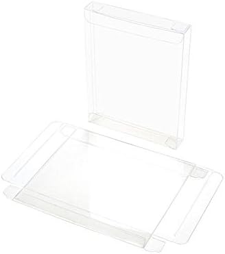 Clearbags Cristal Clear Box para cartões de festas de férias | Design de dobras suaves de alta densidade protege cartões, letras,