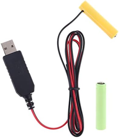 LR6 AAA Eliminador de bateria 2M Cabo de alimentação USB Substitua 1-4 baterias AAA - 1,5V/3V/4.5V/6V