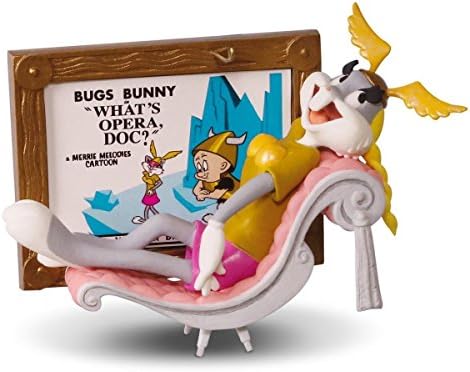 Hallmark Ornamento de Natal Bunny Looney Tunes O que é ópera, Doc? Ornamento