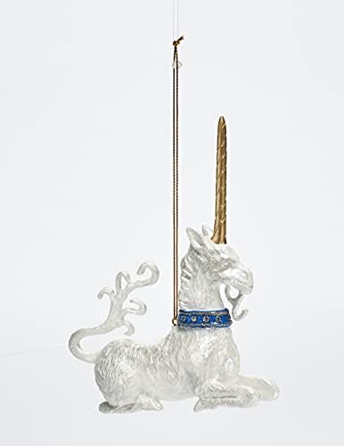 Ornamentos de Natal Unicorn para meninas, presentes de unicórnio, decorações de árvores de Natal penduradas na estatueta de