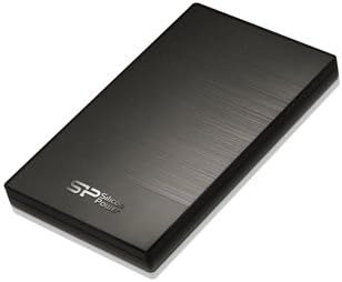 Silicone Power portátil HDD 2TB USB 3.0/2.0 Design metálico compatível Diamante D05 SP020TBPHD05S3T