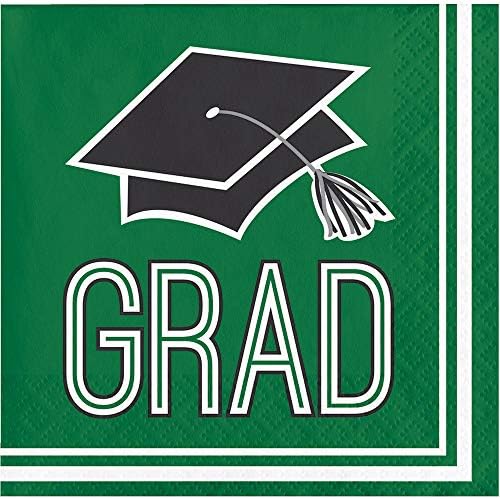 Creative Convertter Graduation School Spirit Green Beverage Guardy, 5