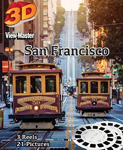 ViewMaster -San Francisco, CA - Tour No. 2 - 3 bobinas no cartão - Novo e fechado