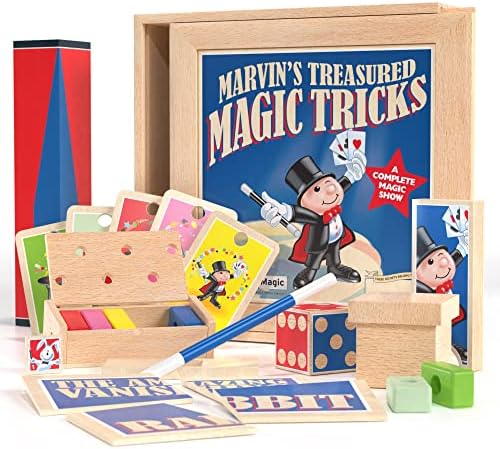 Marvin's Magic - Treasured Magic Tricks | Truques de magia de luxo de madeira definida para crianças | Inclui a ilusão