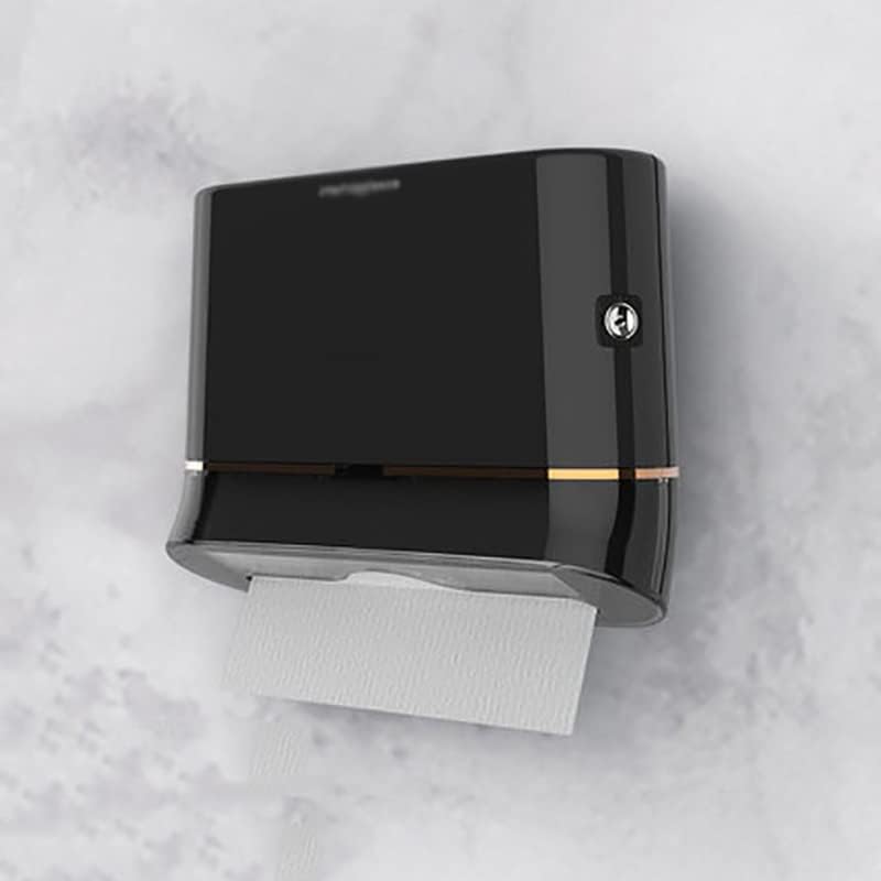 Krivs Papel Higênita Puncador de papel higiênico grátis Dispensador de ouro preto Caixa de lenço de lenço de papel de parede Distribuidor