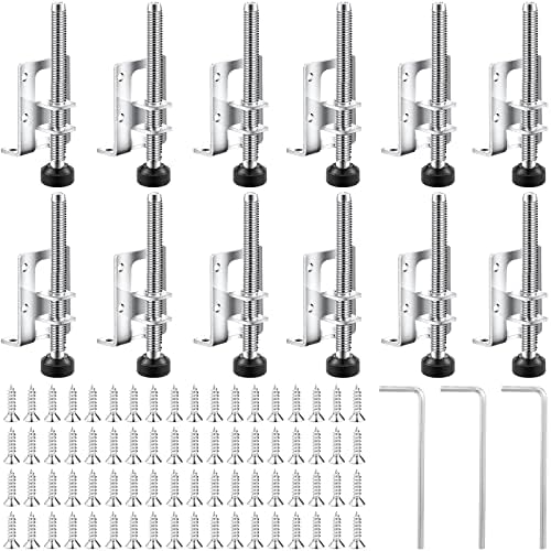 12 conjuntos de nivelamento de nivelamento de nivelador pesado perna de mobília ajustável Tabela de nivelador Altura