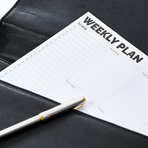 O planejador semanal Pad Rong Off Off 10 X7 sem data do planejador semanal Planejador de Notas, planejador semanal de calendário, semanalmente para fazer a lista de planejadores, organizador do planejador de trabalho, planejador de programação, semanalmente para fazer o bloco de notas, hadigu