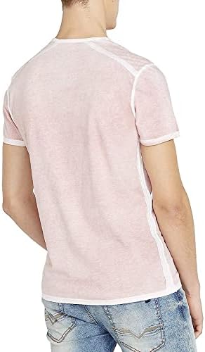 Buffalo David Bitton Men's Short Split Neck Henley