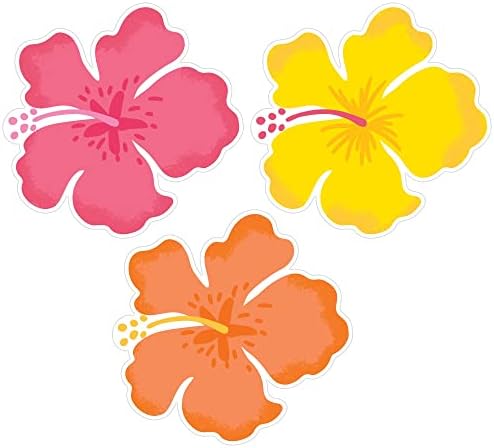 Corte de flores de Hibiscus de verão | 13 1/2 | 1 pc