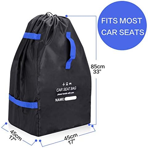 Bolsa de viagem de assento de carro de umjwyj mochila acolchoada ajustável para assentos de carro Travel de assento