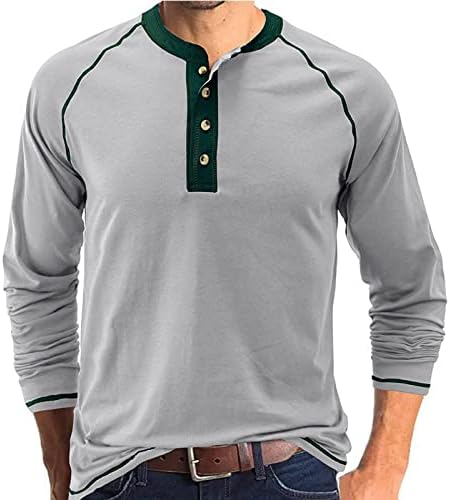 Masculino zíper camisa de golfe pulôver clássico botão leve de manga comprida camisa de baixo para o pescoço redondo tamis de
