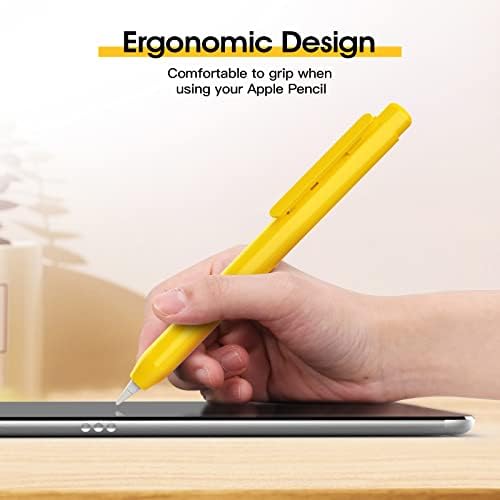 Caso do título Timovo Apple lápis Apple 1ª geração, tampa de ponta retrátil Tampa de manga de lápis de protetora