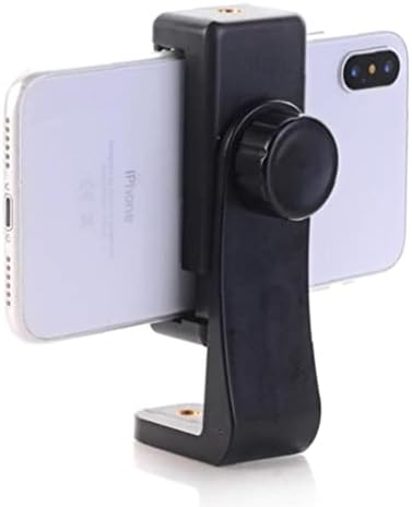 Portador de telefone Froiny Universal 360 ° Rotation Telefone CLIP COMPLETO com suporte de adaptador de montagem de tripé ajustável acolchoado para smartphone