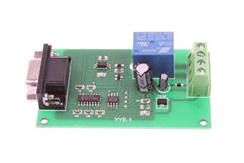 Noyito DC 5V 12V 24V 1 canal RS232 Módulo de relé de controle de porta serial Timer de atraso multifuncional USB PLC RS232