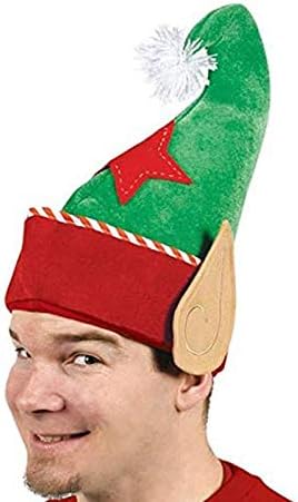 Acessórios de fantasia de gaozhen chapas de chapéu de faixa de Natal calças listradas acessórios de cabelo bonés de beisebol