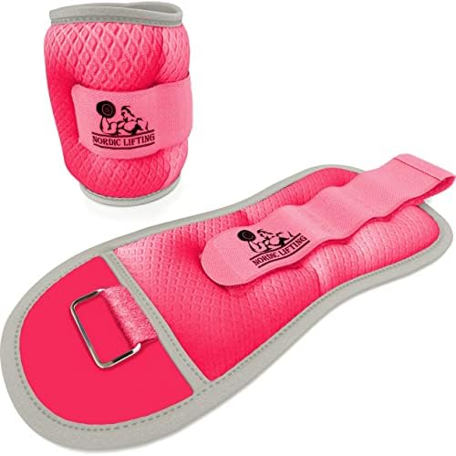 Pesos do pulso do tornozelo 2lb - pacote rosa com halteres prisma 15 lb