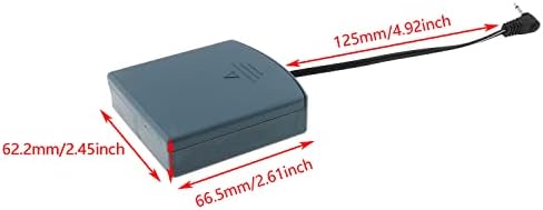 Bateria externa PACK com tomada DC de 2,5 mm Para algum dgzzi 4 AA Bateria de 6V Backup Power Source com fios para o cofre