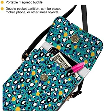 Bolsa de telefone celular bychecar para meninas adolescentes pequenas sacolas telefônicas de couro com bolsa de celular transparente