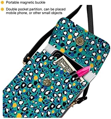 Bolsa de telefone celular bychecar para meninas adolescentes pequenas sacolas telefônicas de couro com bolsa de celular transparente com janela