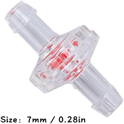 10 PCS Válvula de retenção, não resistente ao desgaste do desgaste de uma válvula de retenção Plástico Plástico