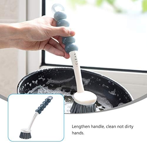 Escova de limpeza doméstica de cabilock 2 pc pincel de plástico de limpeza de limpeza pincel de maconha pincel de prato