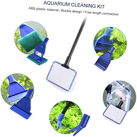 Limpador de vidro Balacoo 3pcs 5 1 com peixe Aquascaping Cleaning Plant Plant Aquarium Sponge Tool Tank