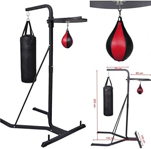 Stand de saco de perfuração, moldura de boxe Exercitando abrangente para usuários de 140-190 cm para o Home Gym
