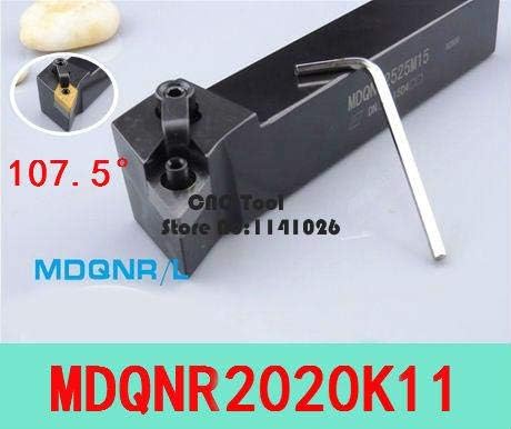 FiCOS MDQNR2020K11/ MDQNL2020K11 Ferramentas de corte de torno de metal, ferramenta de torneamento CNC, ferramentas